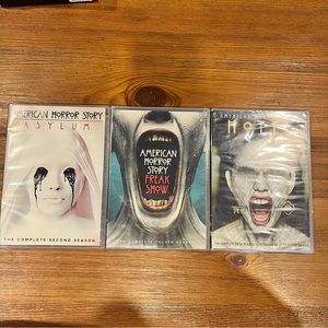 American Horror Story Seasons 2 (asylum), 4 (freak show) & 5 (hotel)